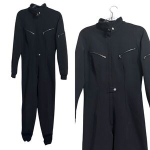 Bogner Ski Suit Womens Snowsuit One Piece Snow Bunny Bib Vintage 90s Size 10L